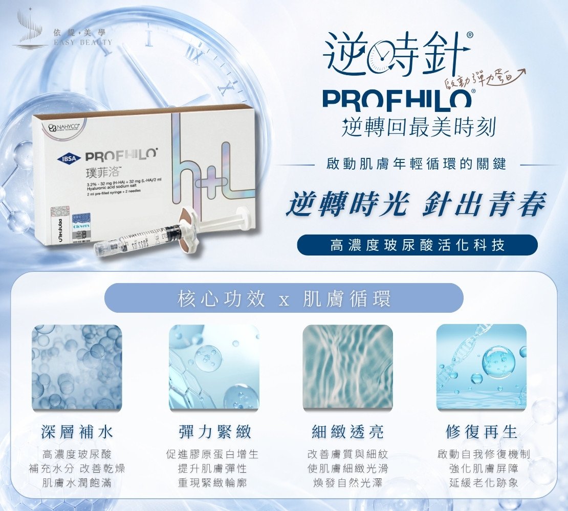 Profhilo 逆時針 療程形象照