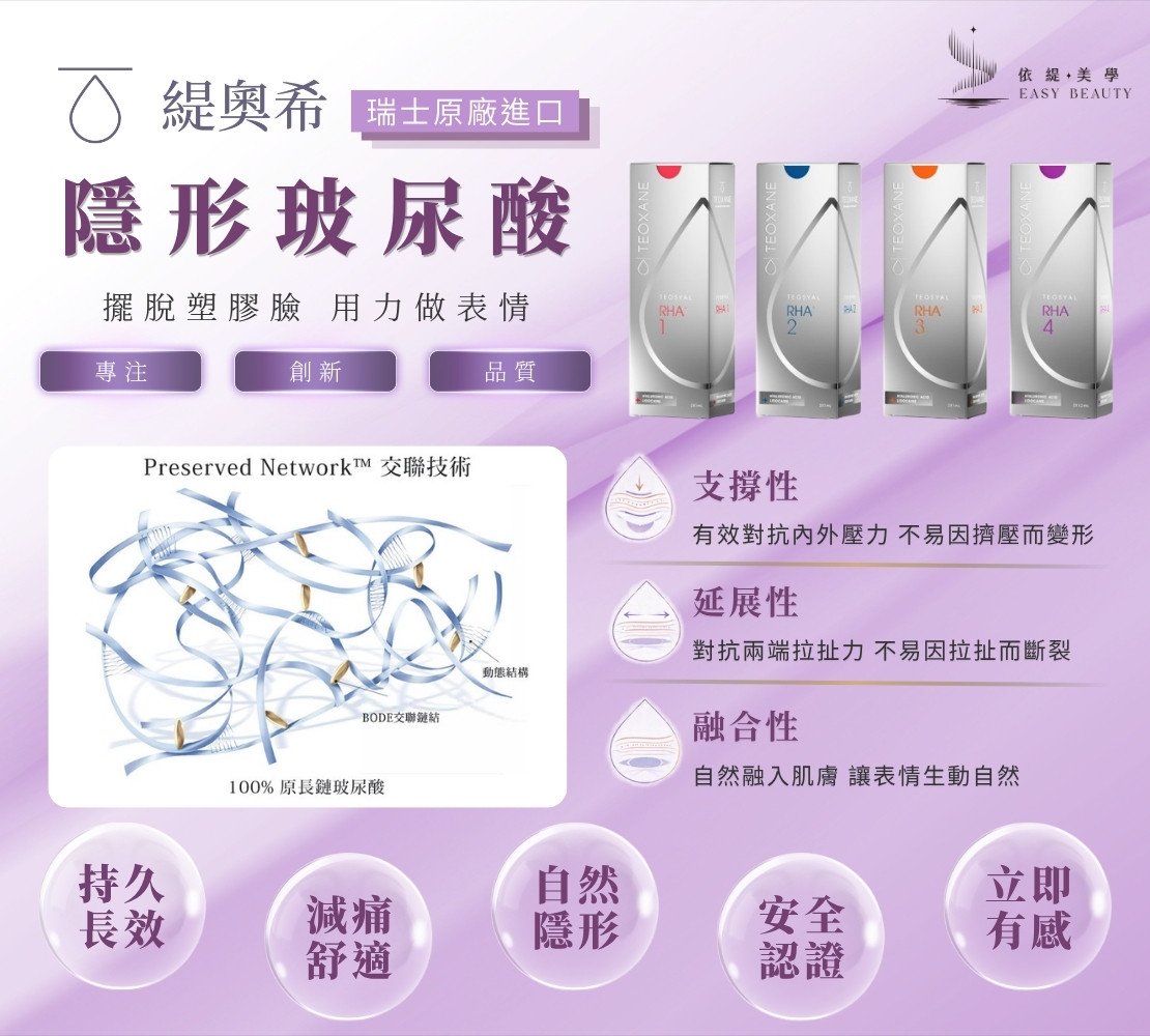 TEOXANE緹奧希玻尿酸 療程形象照